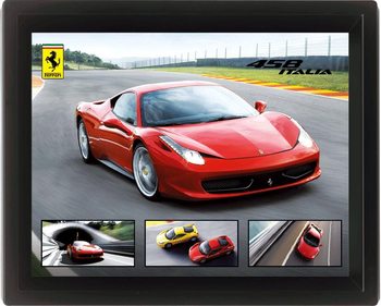Πλαισιωμένη 3D αφίσα FERRARI