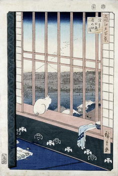 Fine Art Print Asakusa Rice Fields during the festival of the Cock from the series 'Meisho Edo Hyakkei' (One Hundred Views of Edo) 1861