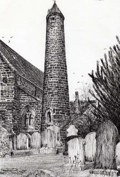 Fine Art Print  Brechin Round Tower Scotland, 2007,