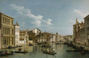 Fine Art Print Grand Canal from Palazzo Flangini to Palazzo Bembo, c.1740