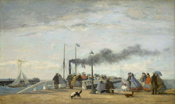 Fine Art Print  Jetty and Wharf at Trouville, 1863