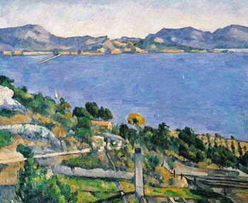 Fine Art Print L'Estaque, View of the Bay of Marseilles, c.1878-79