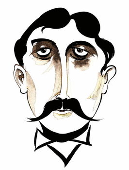 Fine Art Print Marcel Proust -  caricature