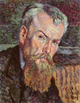 Fine Art Print Portrait of Henri Edmond Cross (1856-1910) 1898 (oil on canvas) (detail)