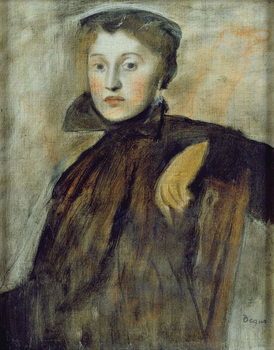 Fine Art Print  Study for a Portrait of a Lady, 1867 (oil on canvas)