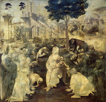 Fine Art Print  The Adoration of the Magi, 1481-2
