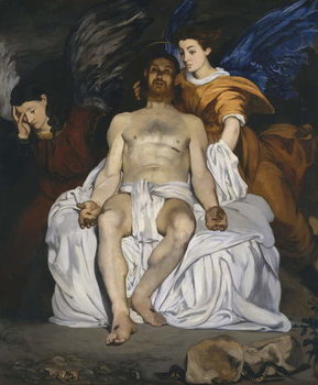 Fine Art Print  The Dead Christ with Angels, 1864