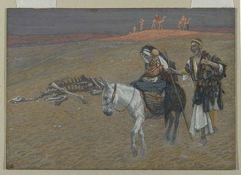 Fine Art Print  The Flight into Egypt, illustration from 'The Life of Our Lord Jesus Christ'