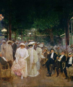 Fine Art Print The Gardens of Paris, or The Beauties of the Night, 1905