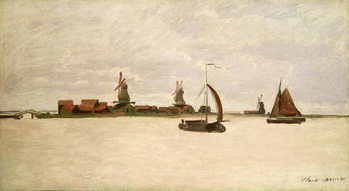 Fine Art Print  The Outer Harbour at Zaandam, 1871