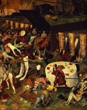 Fine Art Print The Triumph of Death, detail of the lower right section, 1562