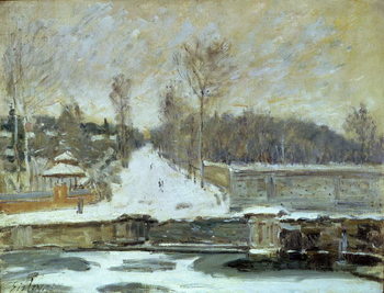 Fine Art Print  The Watering Place at Marly-le-Roi, 1875