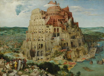 Fine Art Print Tower of Babel, 1563 (oil on panel)