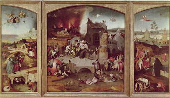 Fine Art Print Triptych of the Temptation of St. Anthony