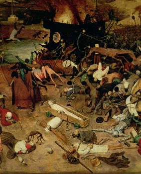 Fine Art Print Triumph of Death, detail of the central section, 1562