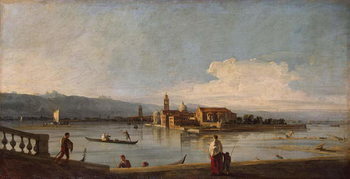 Fine Art Print View of the Isles of San Michele, San Cristoforo and Murano, from the Fondamenta Nuove, c.1725-28