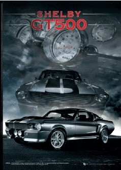 Ford Shelby - mustang gt - плакат (poster)