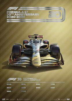 Художествен печат Formula 1® Decades - 2020S the Future Lies Ahead
