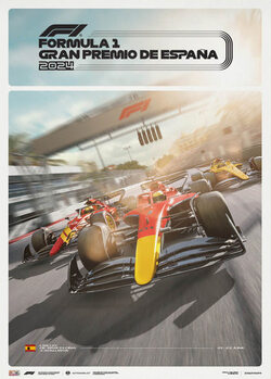 Εκτύπωση τέχνης Formula 1 Gran Premio De España 2024