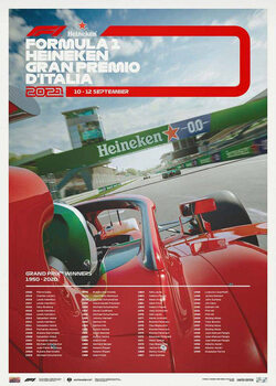 Художествен печат Formula 1 Heineken Gran Premio D’Italia 2021 - Limited Edition