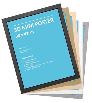 Frame - 3D Mini poster 30x42 cm