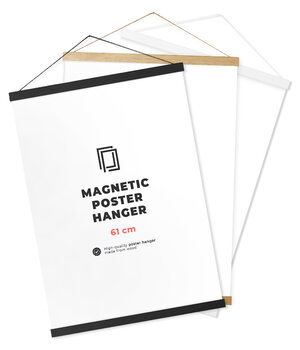 Magnetic poster hanger