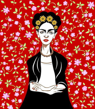 Принти на полотні Frida Kahlo, 2018