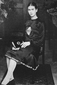Принти на полотні Frida Kahlo as a student, 1926