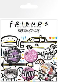 Σετ κονκάρδες Friends - Doodle
