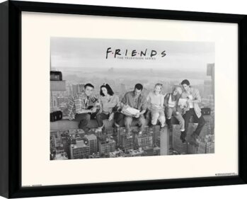 Poster emoldurado Friends - Lunch On Skyscraper