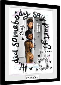 Poster emoldurado Friends - Party