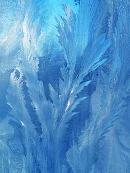 Αυτοκόλλητο frost patterns on glass
