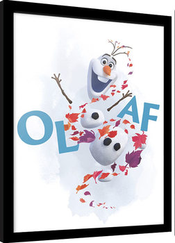 Poster emoldurado Frozen 2 - Olaf
