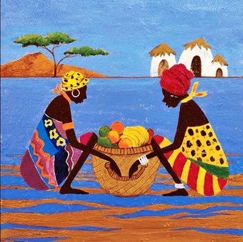 Art Print Fruit Basket