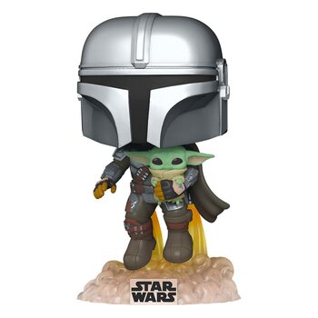Figurine Funko POP! - Star Wars The Mandalorian - Mando Flying w/ Jet Pack