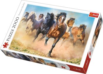 Puzzle Galloping Herd of Horses