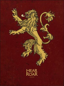Art Print Game of Thrones - Lannister