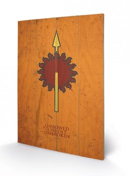 Ξύλινη τέχνη Game of Thrones - Martell