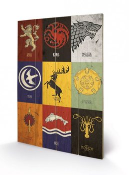 Ξύλινη τέχνη Game of Thrones - Sigils