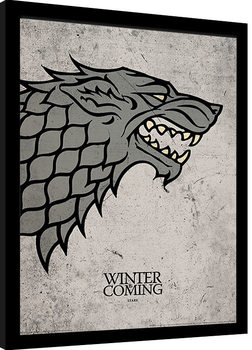 Poster emoldurado Game of Thrones - Stark