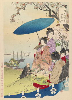 Slika na platnu Geisha in Springtime