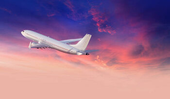 Sticker Gerneric Aircraft in flight