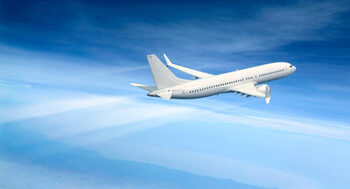 Sticker Gerneric Aircraft in flight