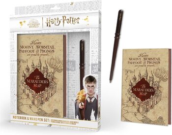Gift set Harry Potter – zápisník a hůlkové pero