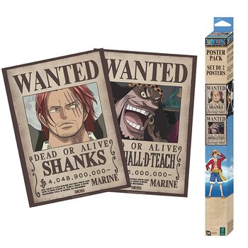 Gift set One Piece - Wanted Shanks & Blackbeard