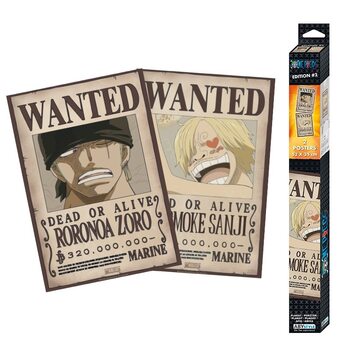 Pack oferta One Piece - Wanted Zoro & Sanji