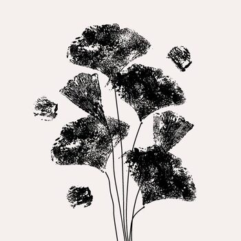 Αυτοκόλλητο Ginko Biloba tree vector illustration.