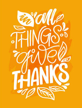 Αυτοκόλλητο Give thanks