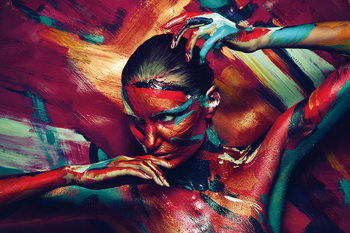 Glass Art Art Woman - Art Painting