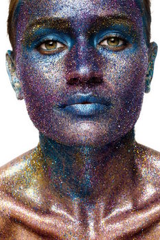Glass Art Art Woman - Statue of Face
